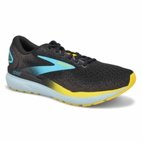 Men's Ghost 16 Lace Up Performance Runner - Black/Forged Iron/Blue