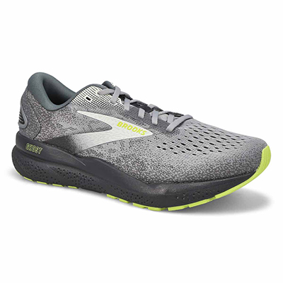 Chaussure de course de performance Ghost 16, apprêt/gris/lime, hommes