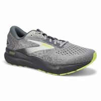 Men's Ghost 16 Lace Up Performance Runner - Primer/Grey/Lime