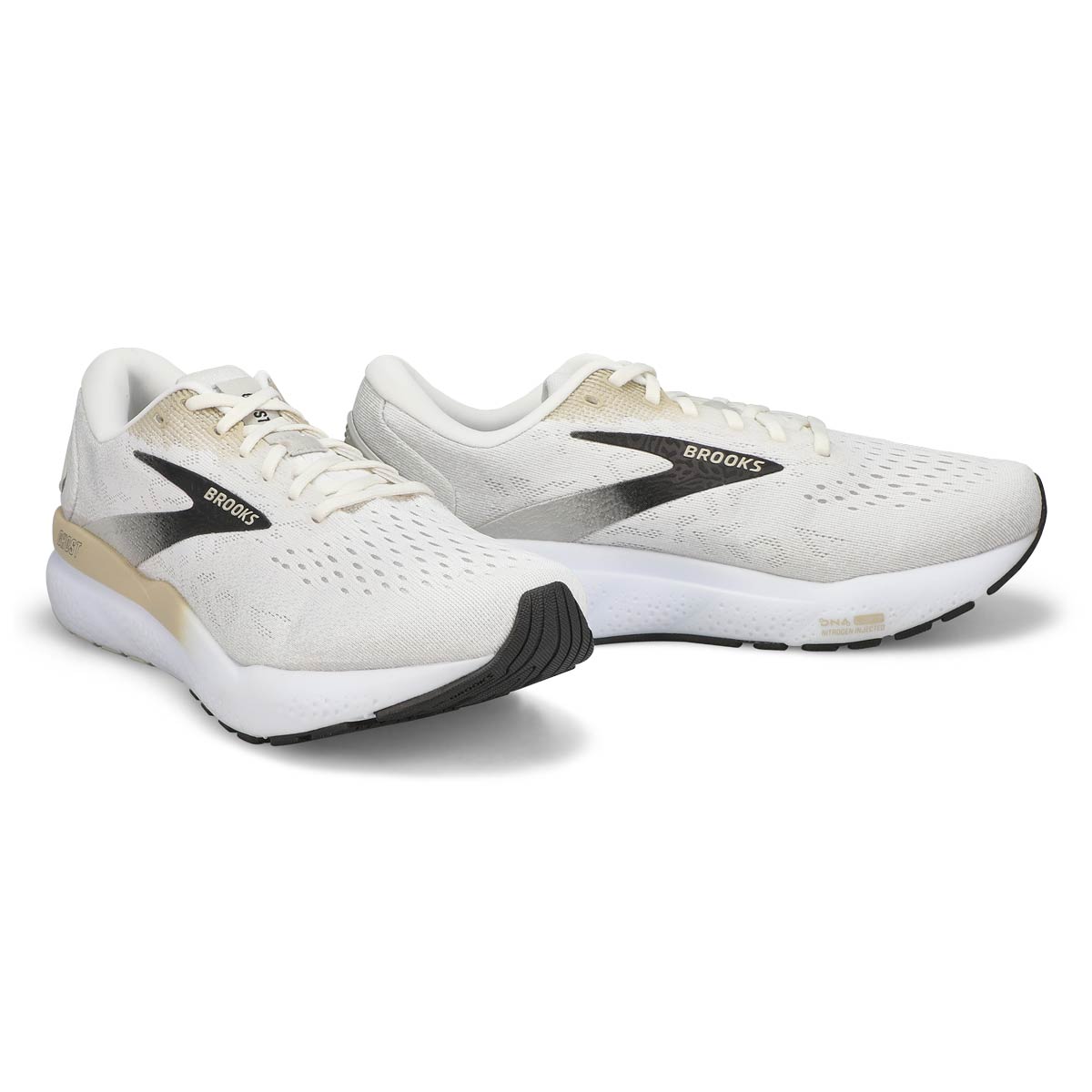 Men's Ghost 16 Lace Up Performance Runner - White