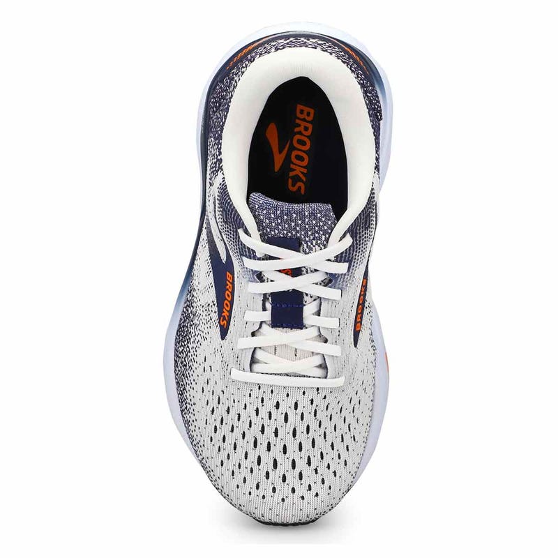Chaussure de course de performance GHOST 16, blanc/caban/orange, hommes
