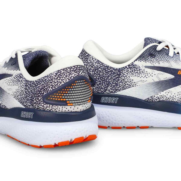 Chaussure de course de performance GHOST 16, blanc/caban/orange, hommes