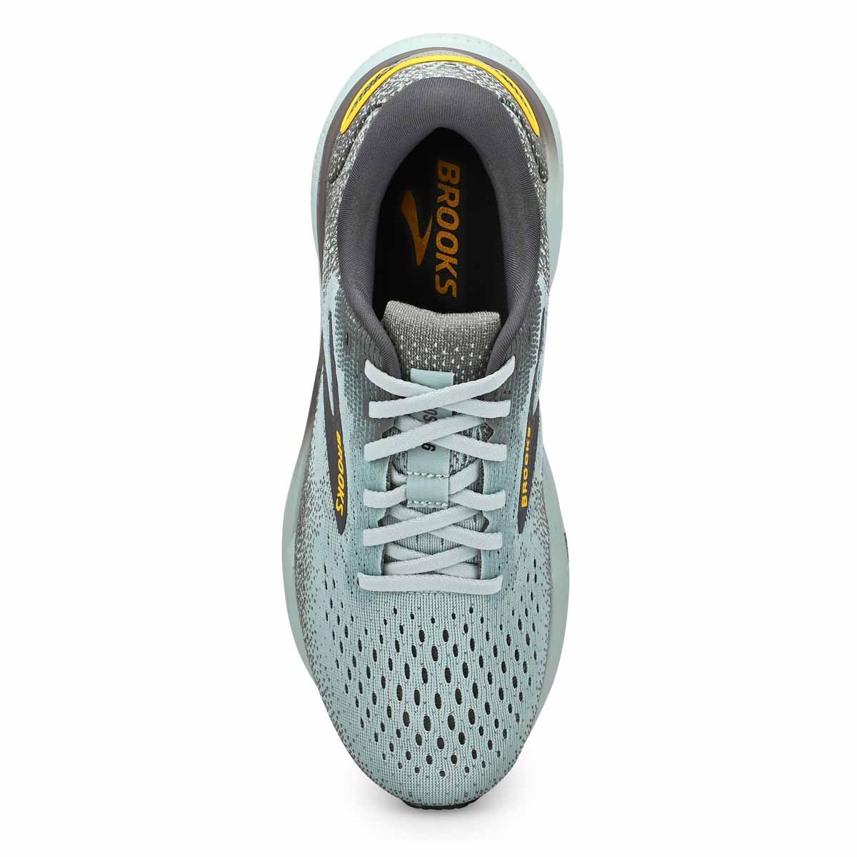 Men's Ghost 16 Lace Up Performance Runner - Cloud/Grey/Gold