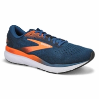 Men's Ghost 16 Lace Up Performance Runner - Blue Opal/ Black/ Orange