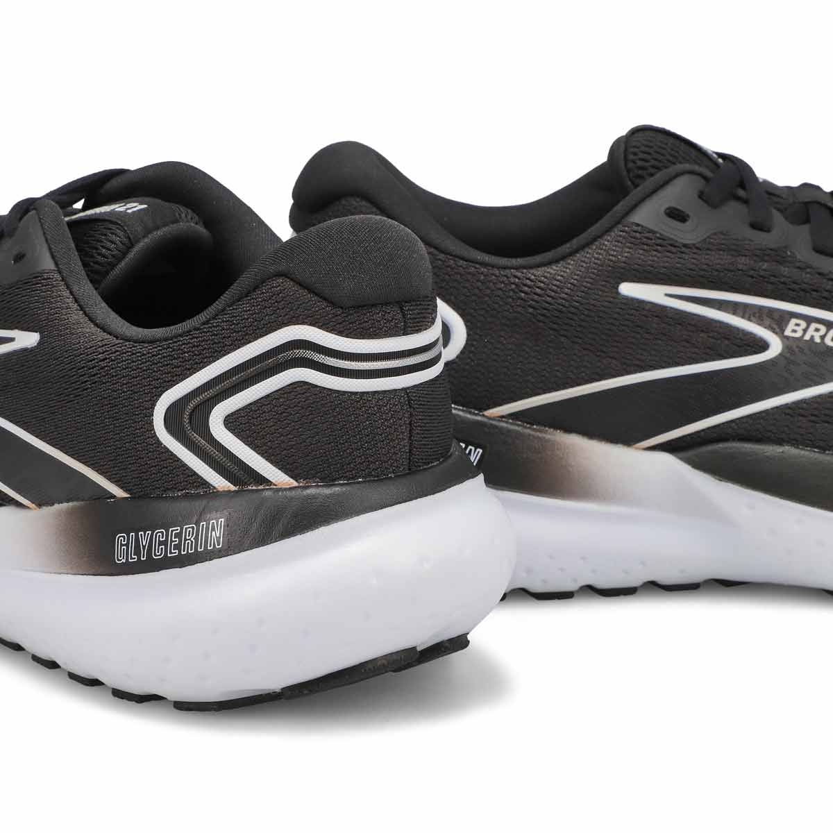 Men's Glycerin 21 Lace Up Performance Runner - Black/Grey/White