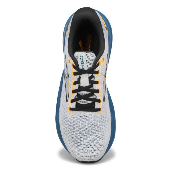 Chaussure de course de performance GLYCERIN 21, blanc/saphir/orange, hommes