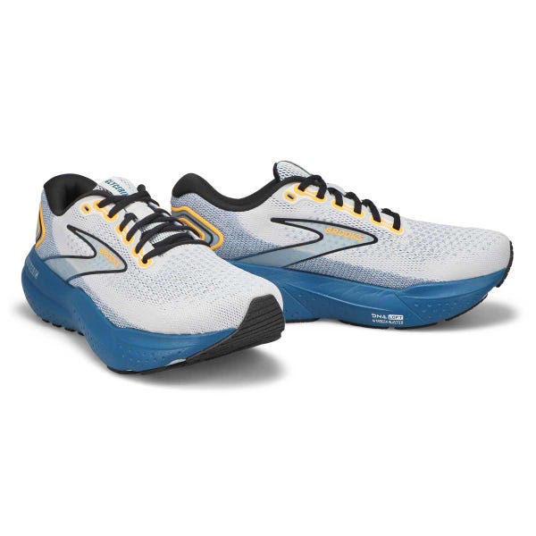 Chaussure de course de performance GLYCERIN 21, blanc/saphir/orange, hommes