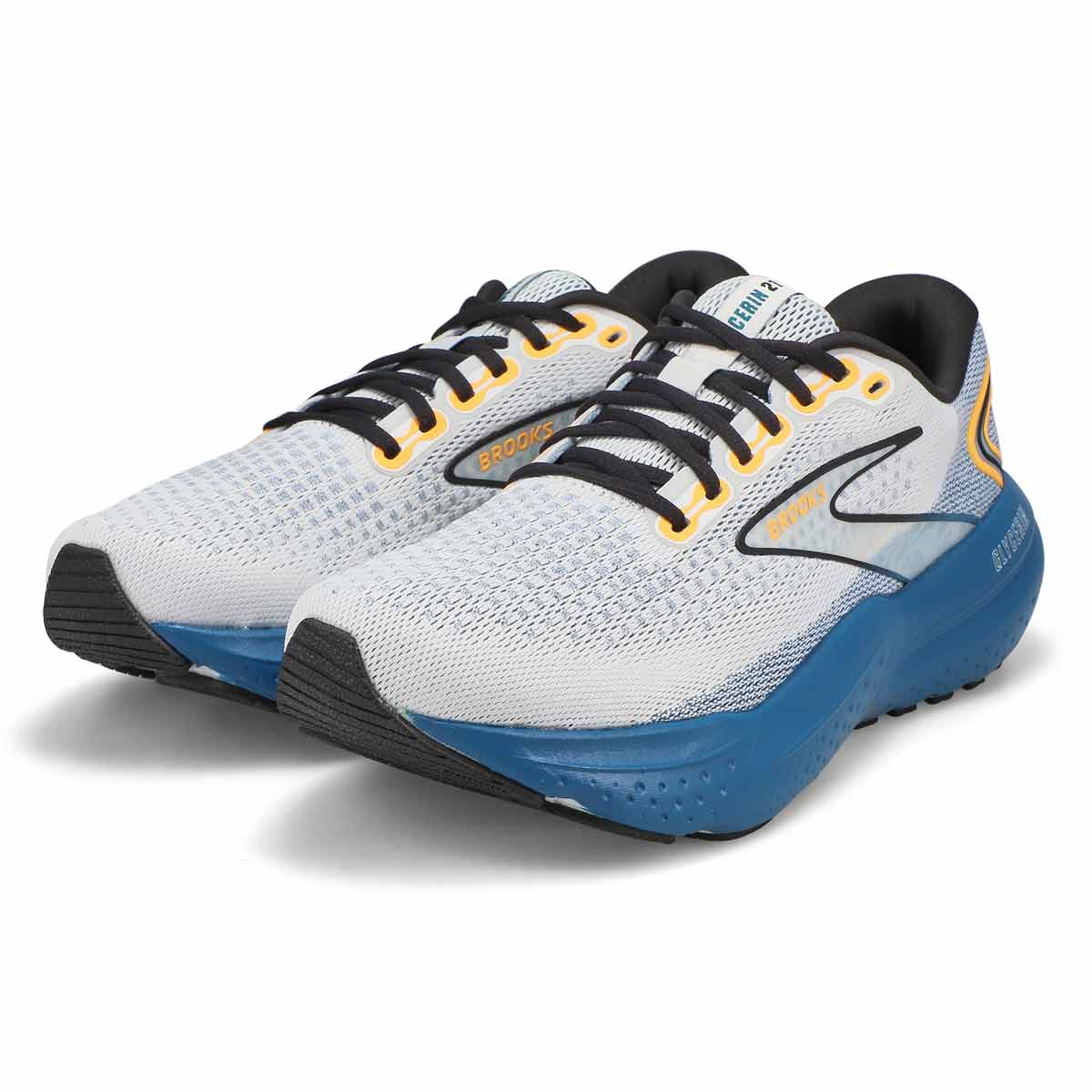 Men's Glycerin 21 Lace Up Performance Runner - White/Sapphire/Orange