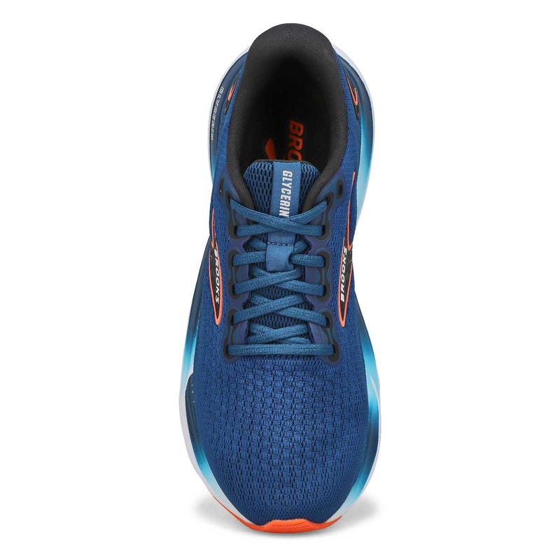 Chaussure de course de performance GLYCERIN 21, bleu/orange, hommes