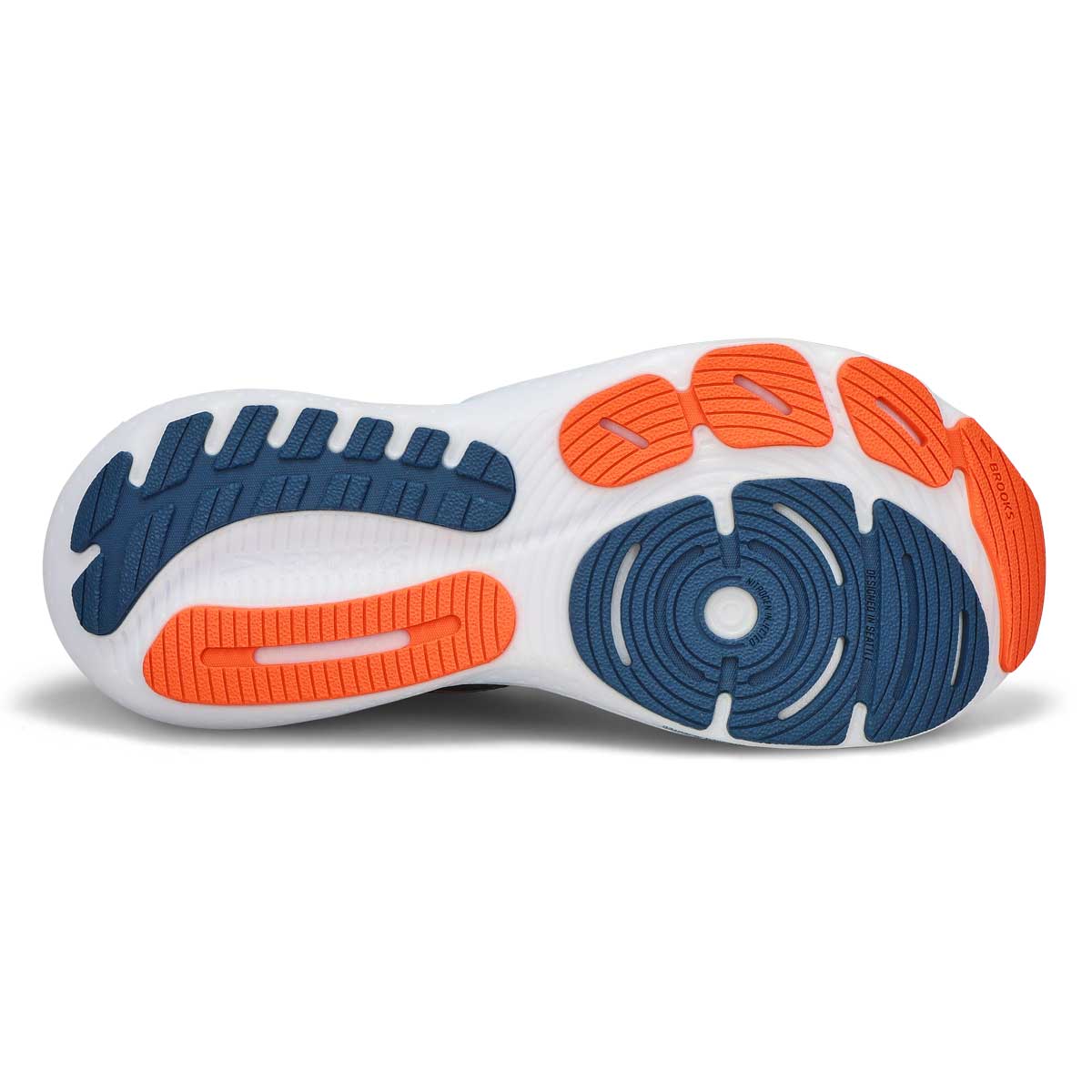 Men's Glycerin 21 Lace Up Performance Runner - Blue/Orange