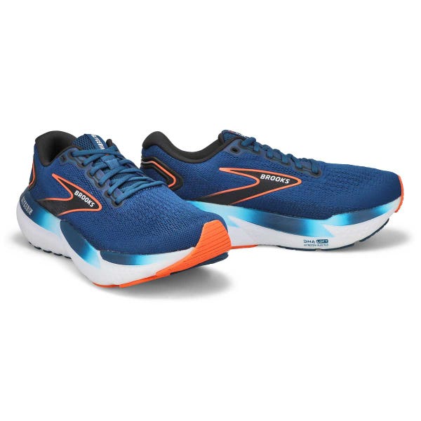 Chaussure de course de performance GLYCERIN 21, bleu/orange, hommes