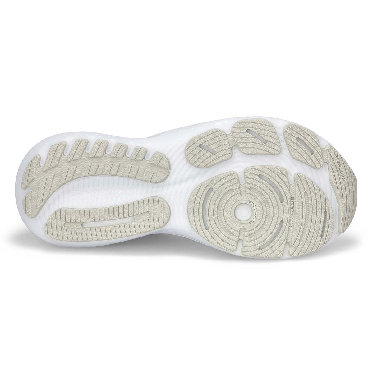 Men's Glycerin 21 Lace Up Performance Runner - White/ White/ Grey