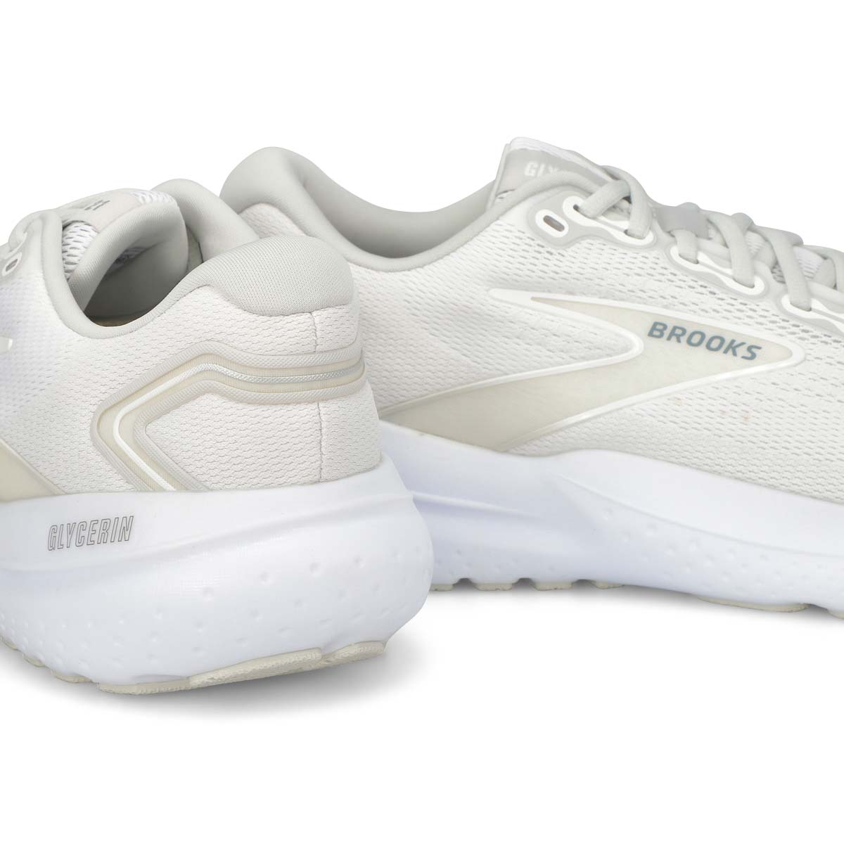 Men's Glycerin 21 Lace Up Performance Runner - White/ White/ Grey