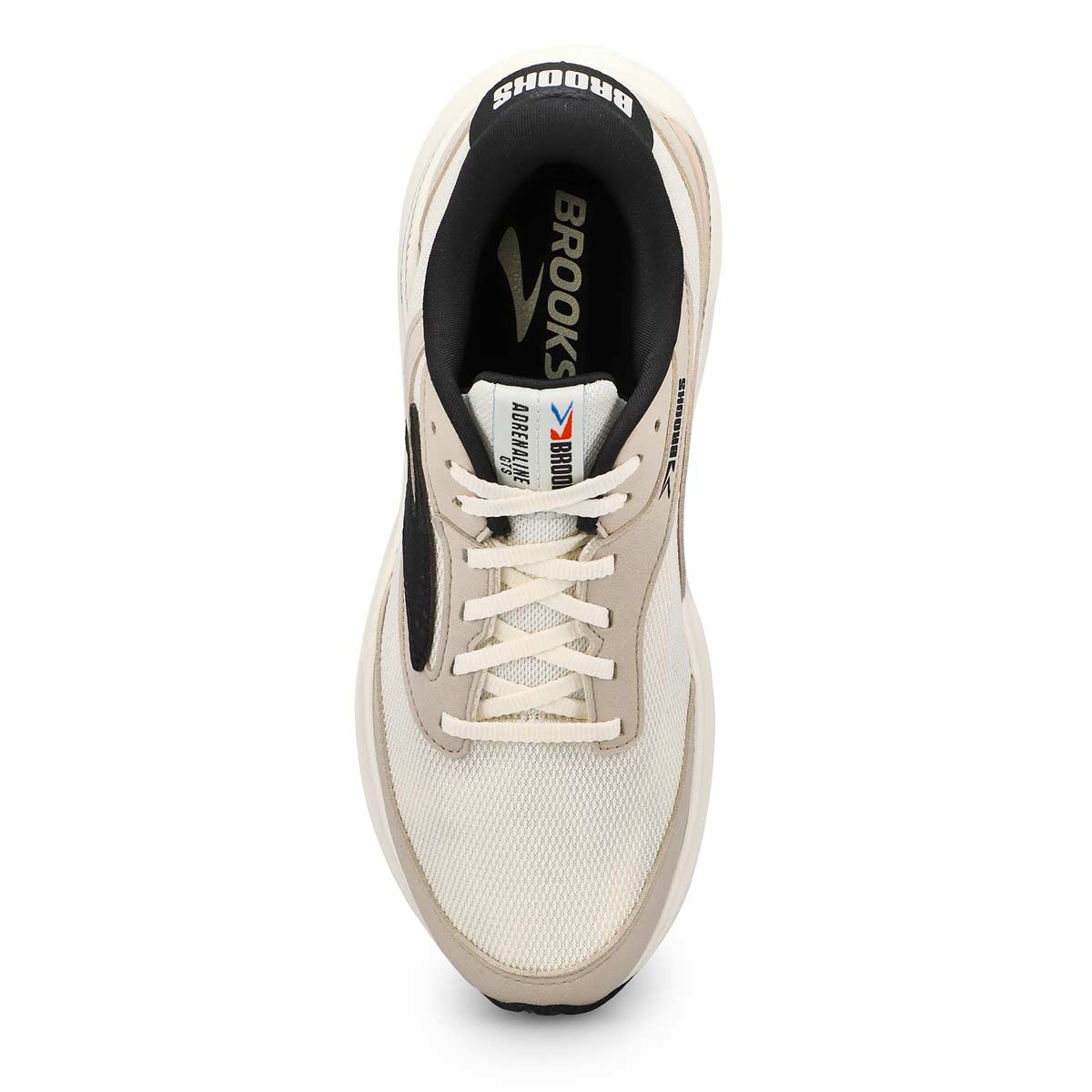 Men's Adrenaline 24 Lace Up Performance Runners - Coconut/SilverLining/Black