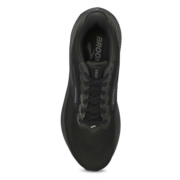 Men's Ghost 17 Lace Up Performance Runner - Black