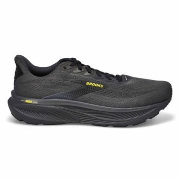 Men's Ghost 17 Lace Up Performance Runner - Ebony