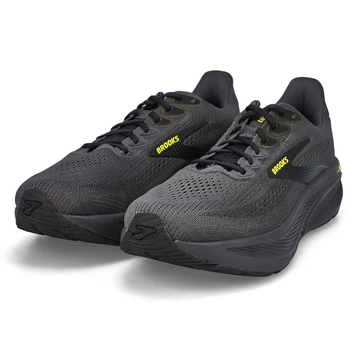 Men's Ghost 17 Lace Up Performance Runner - Ebony