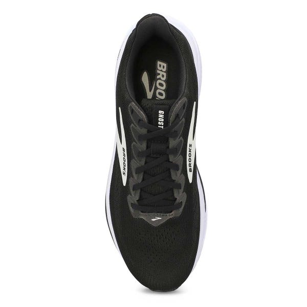 Men's Ghost 17 Lace Up Performance Runner - Black