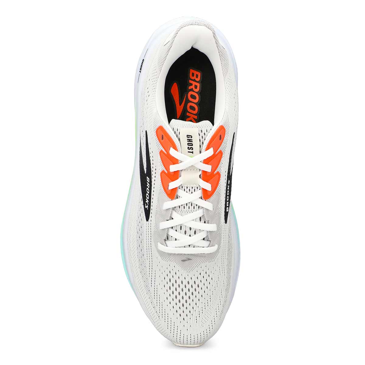 Men's Ghost 17 Lace Up Performance Runner - White