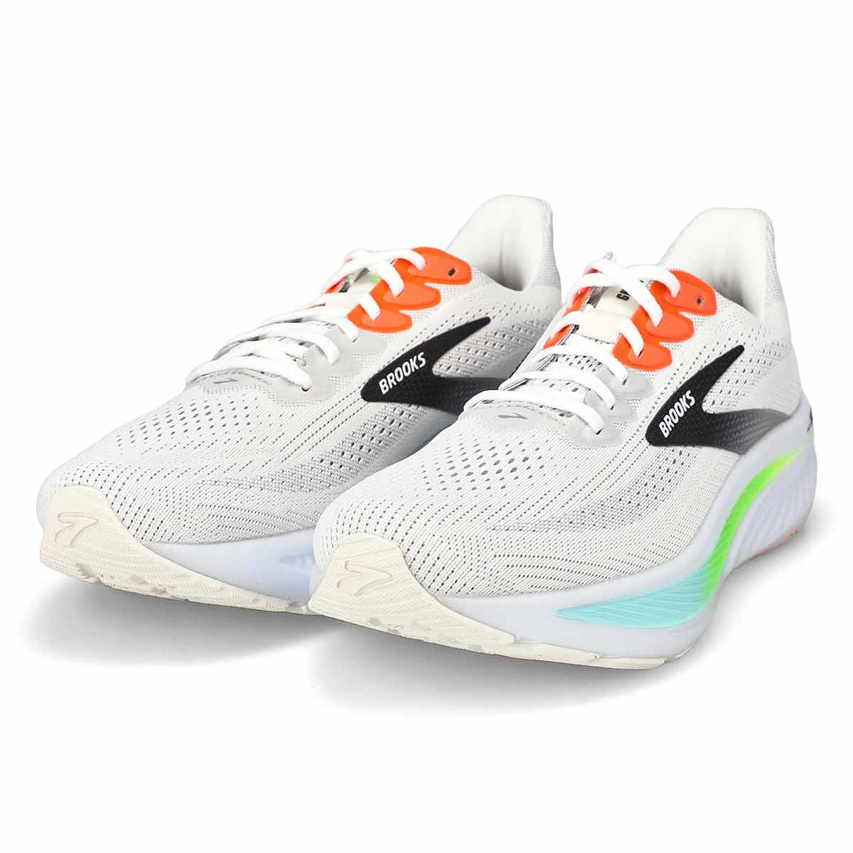 Men's Ghost 17 Lace Up Performance Runner - White