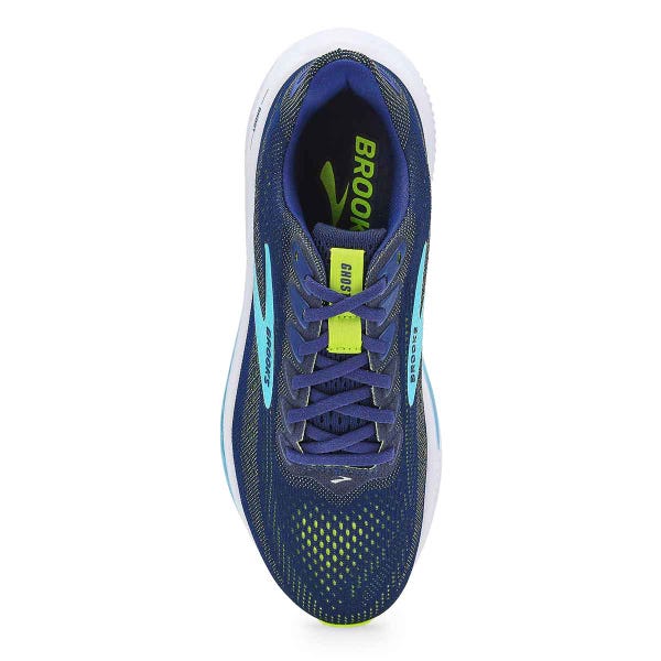 Men's Ghost 17 Lace Up Performance Sneaker - Peacoat/Lime/Blue