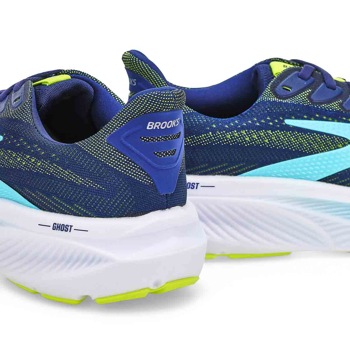 Men's Ghost 17 Lace Up Performance Sneaker - Peacoat/Lime/Blue