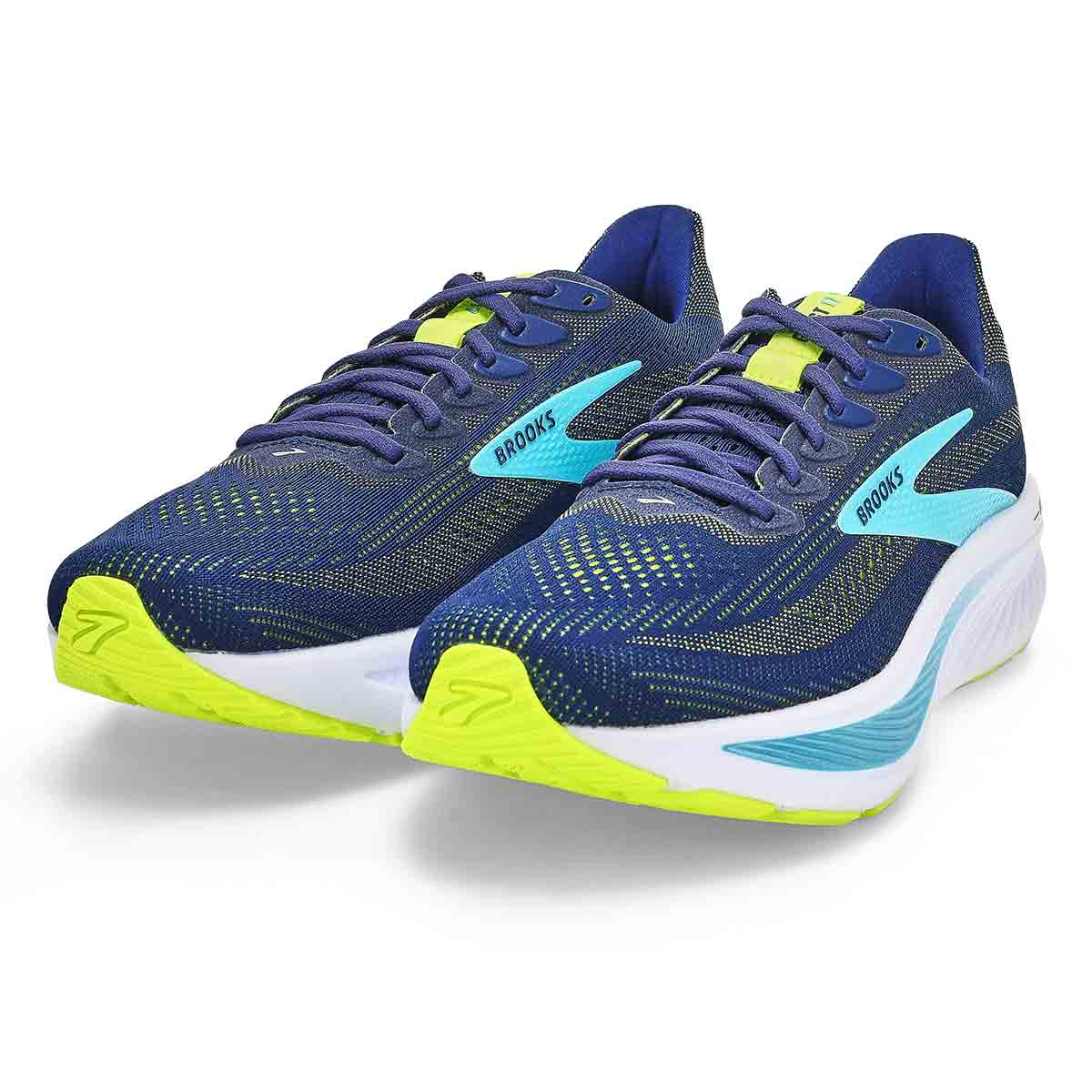 Men's Ghost 17 Lace Up Performance Sneaker - Peacoat/Lime/Blue