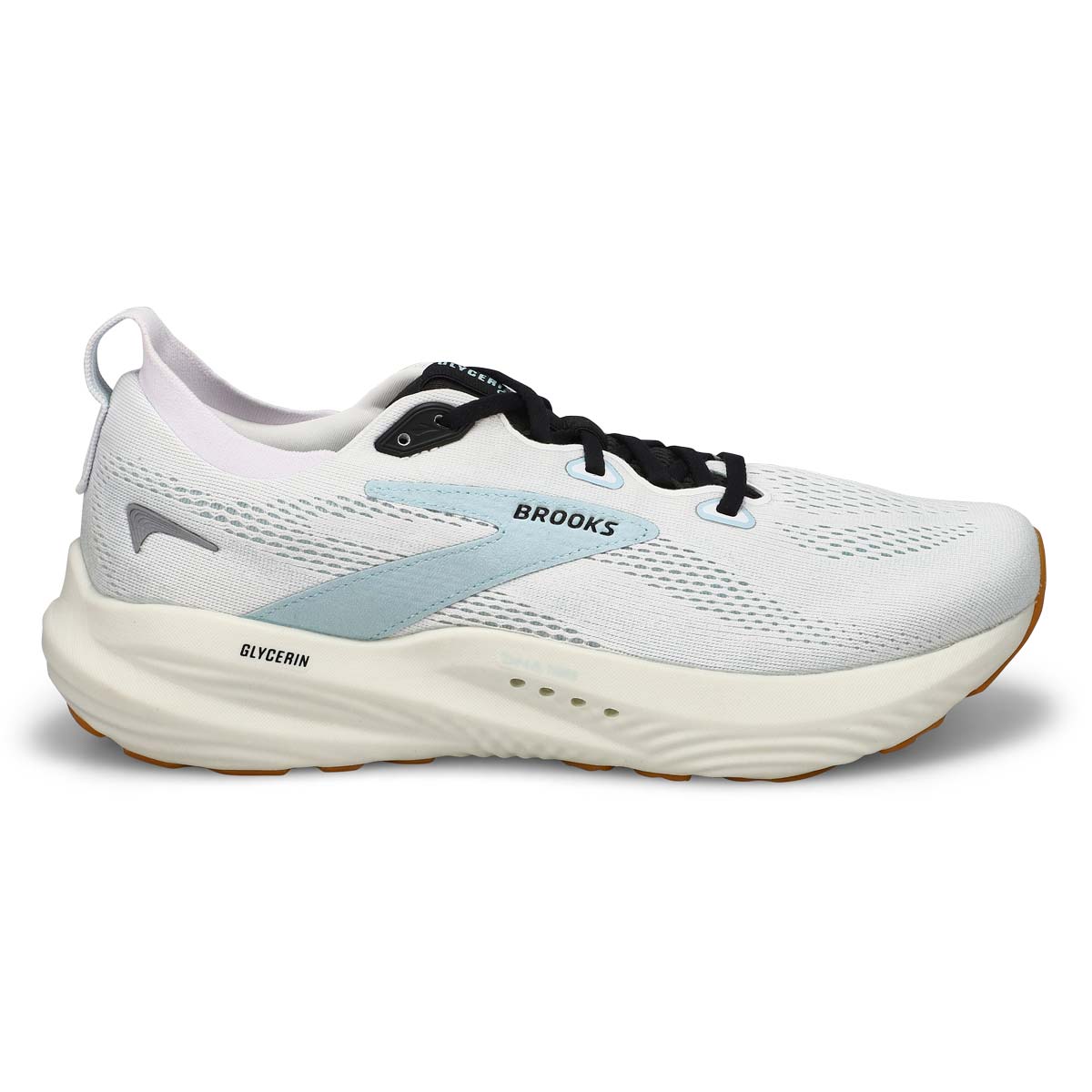 Men's Glycerin 22 Lace Up Performance Sneaker - Bright White/Winter Sky/Black