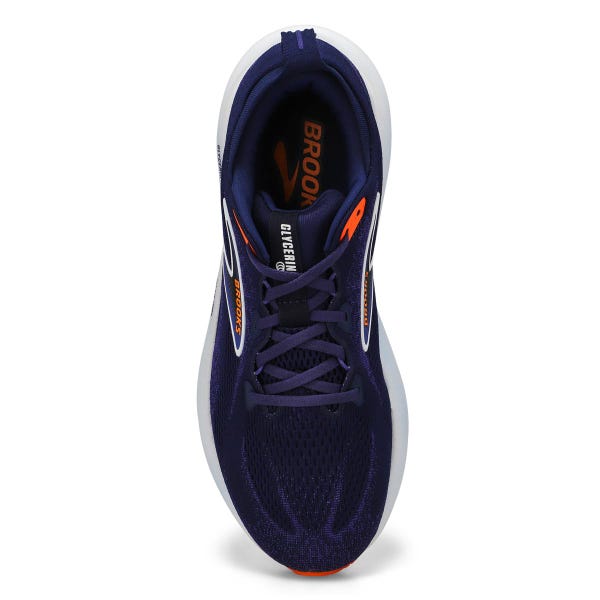 Men's Glycerin 22 Lace Up Performance Runner - Peacoat/Blue Ribbon/Orange