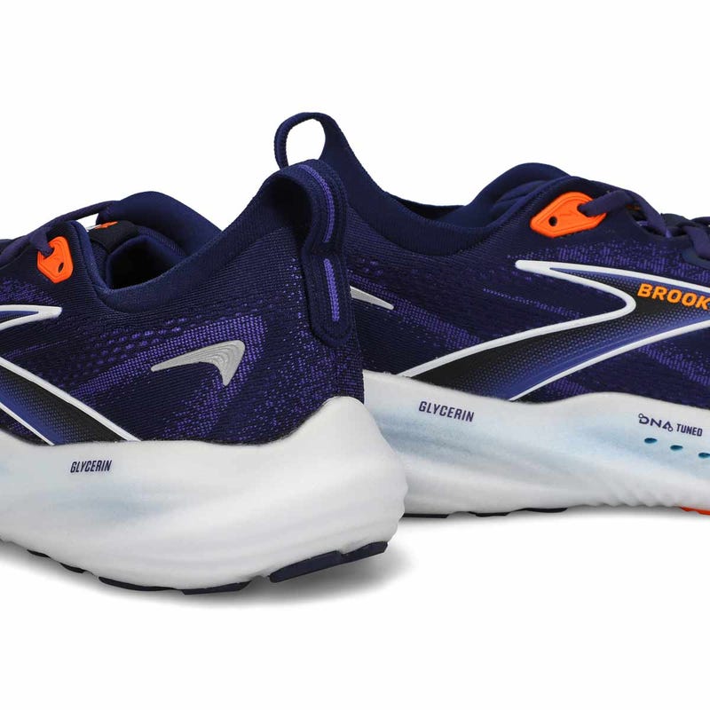 Men's Glycerin 22 Lace Up Performance Runner - Peacoat/Blue Ribbon/Orange