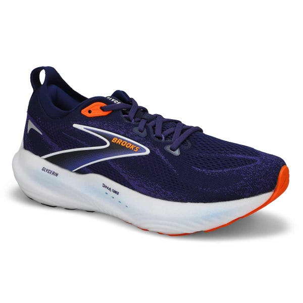 Men's Glycerin 22 Lace Up Performance Runner - Peacoat/Blue Ribbon/Orange