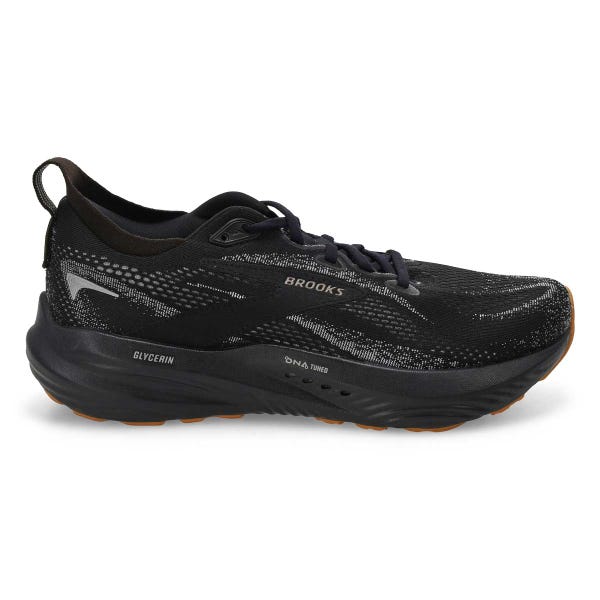 Men's Glycerin 22 Lace Up Performance Runner - Black/Primer Grey/Biscuit