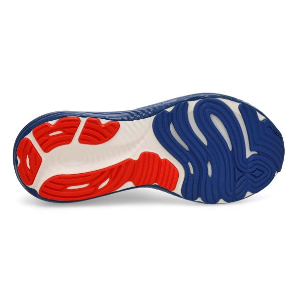 Men's Glycerin 22 Lace Up Performance Sneaker - Grey/Navy Peony/Fiery Red