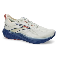 Men's Glycerin 22 Lace Up Performance Sneaker - Grey/Navy Peony/Fiery Red