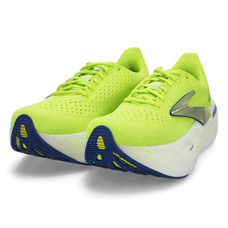 Men's Glycerin Max Lace Up Performance Sneaker - Lime/Navy Peany/White