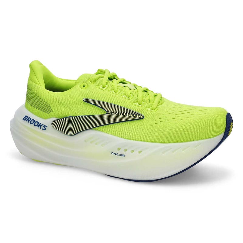 Men's Glycerin Max Lace Up Performance Sneaker - Lime/Navy Peany/White