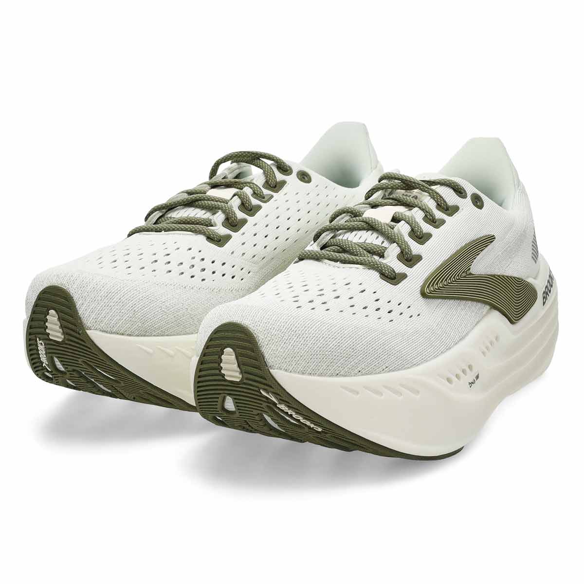 Baskets de performance à lacets GLYCERIN MAX, gris/olive poussiéreuse/thé, hommes