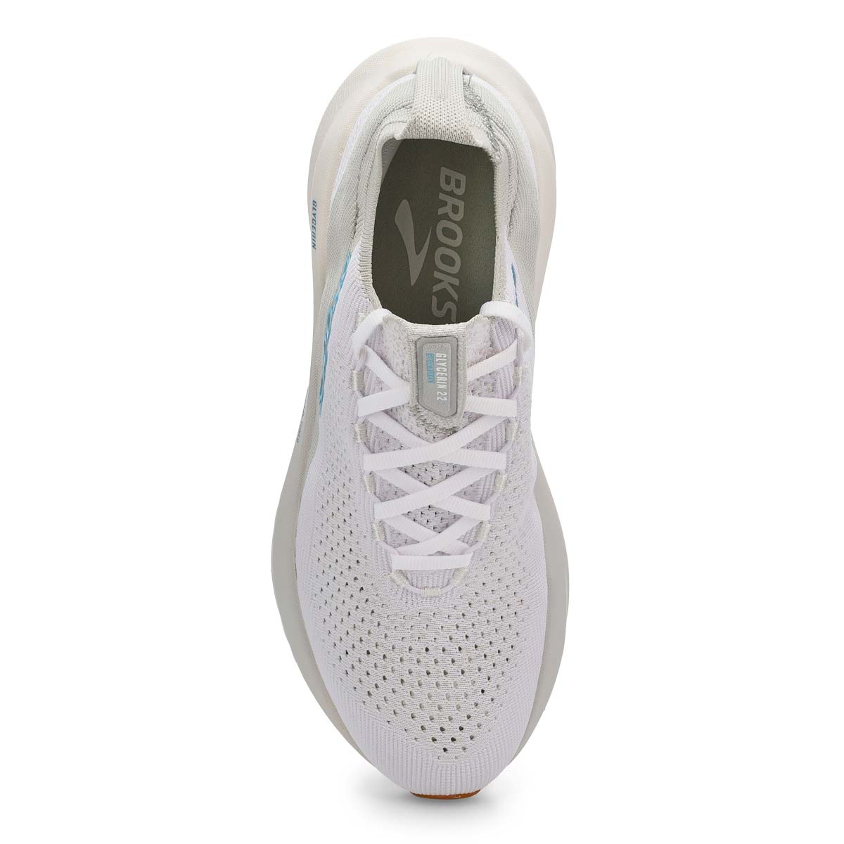 Men's Glycerin Stealthfit 22 Lace Up Performance Sneaker - White/Oyster/Blue