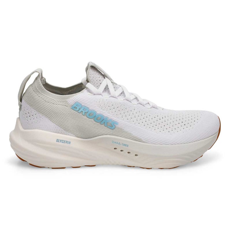Men's Glycerin Stealthfit 22 Lace Up Performance Sneaker - White/Oyster/Blue