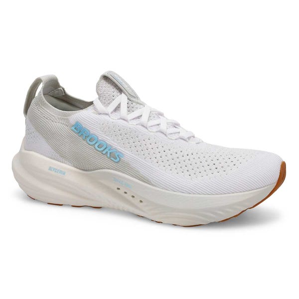 Men's Glycerin Stealthfit 22 Lace Up Performance Sneaker - White/Oyster/Blue
