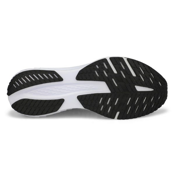 Men's Launch 11 Lace Up Performance Runner - Black/White