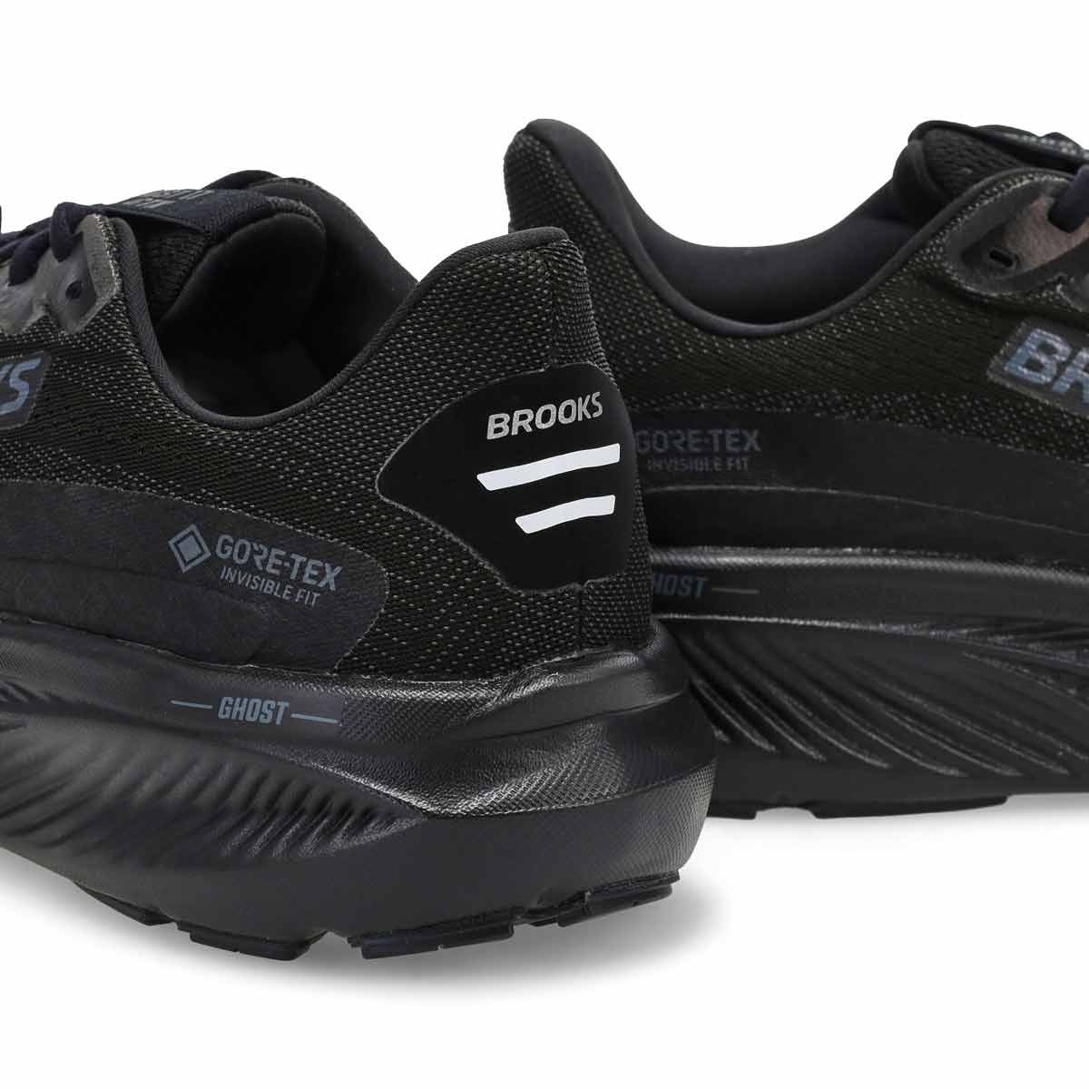 Men's Ghost 17 GTX Waterproof Performance Sneaker - Black/Ebony