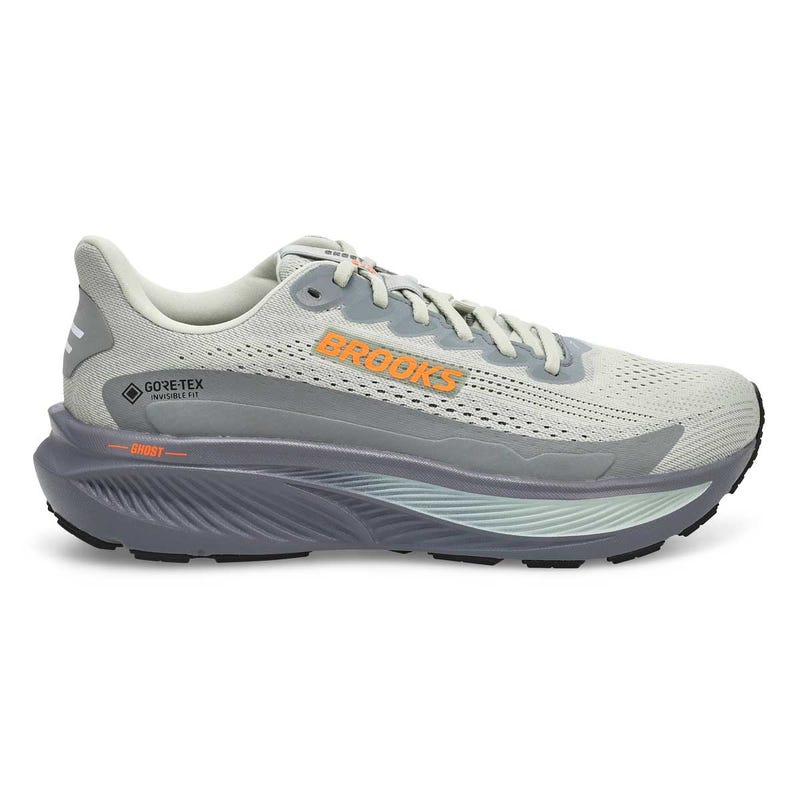 Men's Ghost 17 GTX Waterproof Performance Sneaker - Smoke/Grey/Orange