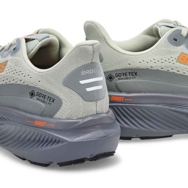 Men's Ghost 17 GTX Waterproof Performance Sneaker - Smoke/Grey/Orange