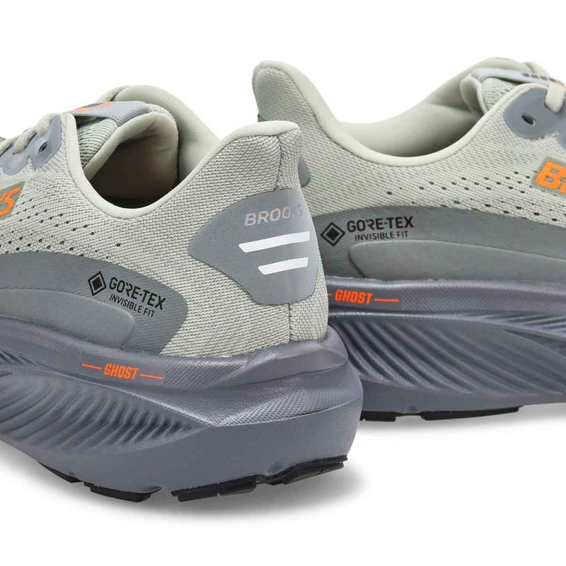 Men's Ghost 17 GTX Waterproof Performance Sneaker - Smoke/Grey/Orange