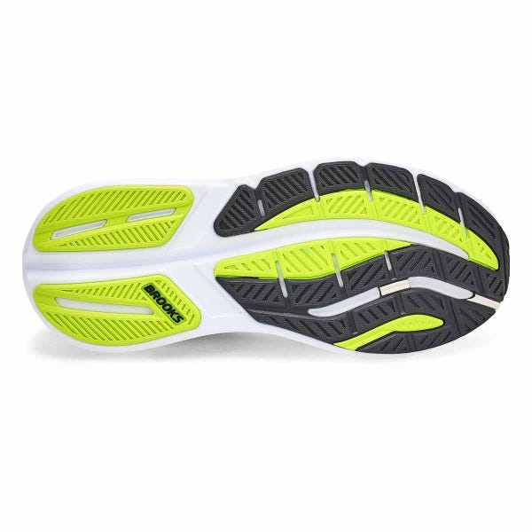 Men's Ghost Max 3 Lace Up Wide Performance Sneaker - Black/Navy/Acid Lime