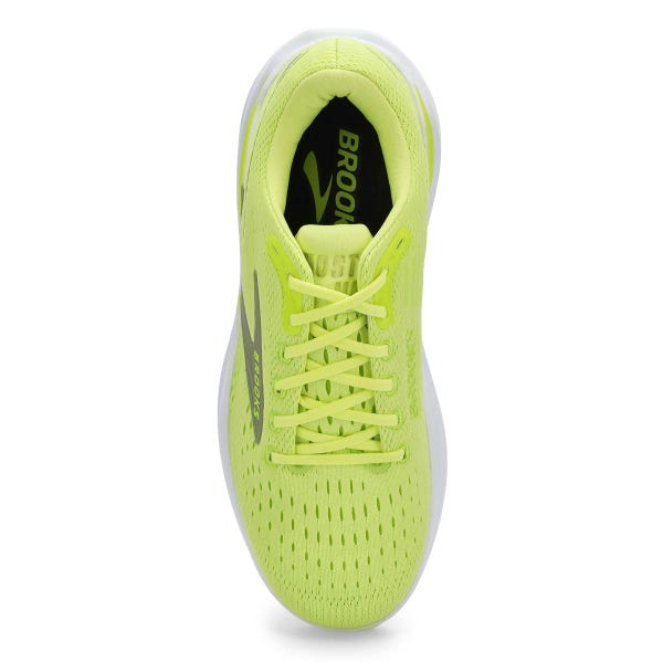 Men's Ghost Max 3 Lace Up Performance Wide Sneaker - Sunny Lime/Acid Lime/Tea