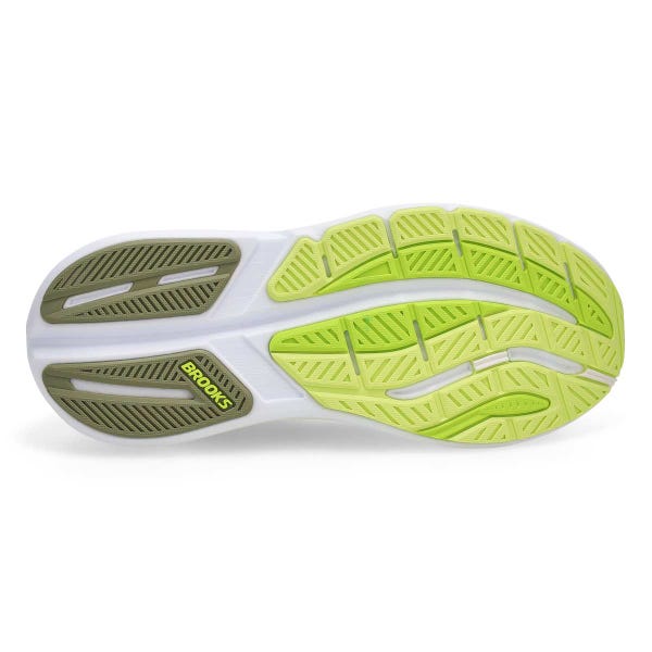 Men's Ghost Max 3 Lace Up Performance Wide Sneaker - Sunny Lime/Acid Lime/Tea