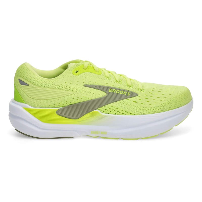 Men's Ghost Max 3 Lace Up Performance Wide Sneaker - Sunny Lime/Acid Lime/Tea