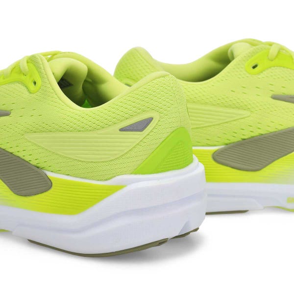 Men's Ghost Max 3 Lace Up Performance Wide Sneaker - Sunny Lime/Acid Lime/Tea